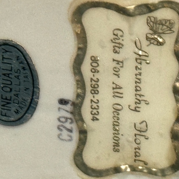 Vintage Planter Ceramic Blue Baby Boot with Baby Mice Made in Taiwan - Picture 10 of 10